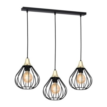 Lampa wisząca KANE BLACK 3xE27