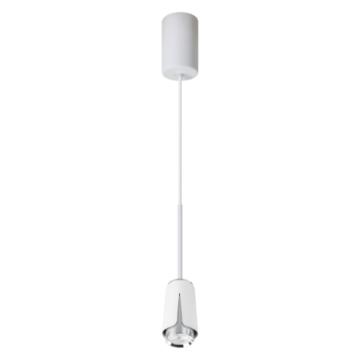 FLOWER WHITE CHROME LAMPA...