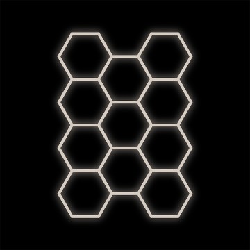 Zestaw czarny Lamp HEXAGON...